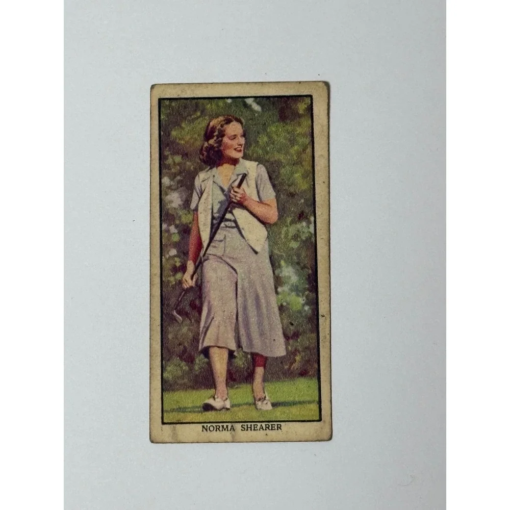 Norma Shearer Famous Film Stars Card Milky Way Bars‎ Mars Confections 1930s